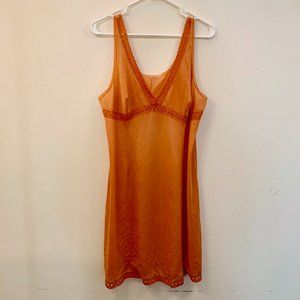Incredible Vintage Orange slip dress